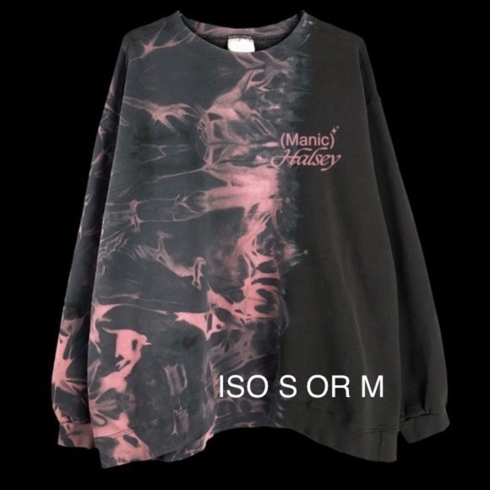 **ISO DO NOT BUY** HALSEY MANIC MARBLE CREWNECK SIZE SMALL OR MEDIUM